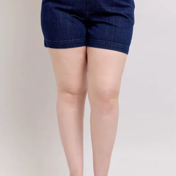 Judy Blue Plus Size High Waist Denim Shorts‎ - Picture 9 of 10